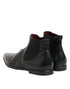 Dolce & Gabbana Black Chelsea Slip On Men Ankle Boots Shoes